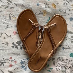 Bronze Merozzi sandals